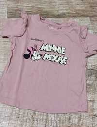 Reserved koszulka T-Shirt 86-92 myszka Minnie falbanki