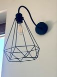 Kinkiet loft czarny
