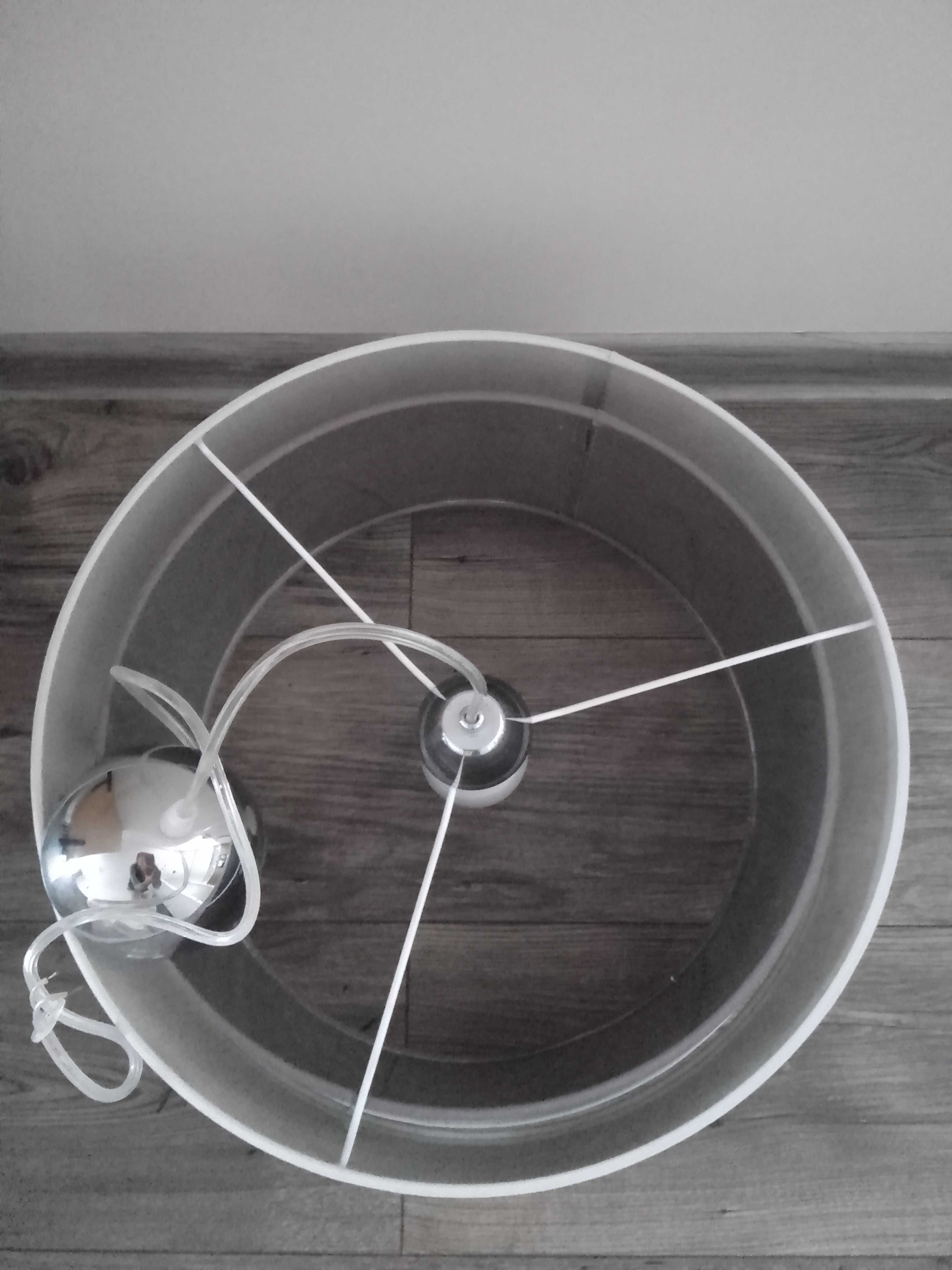 Lampa sufitowa, szara