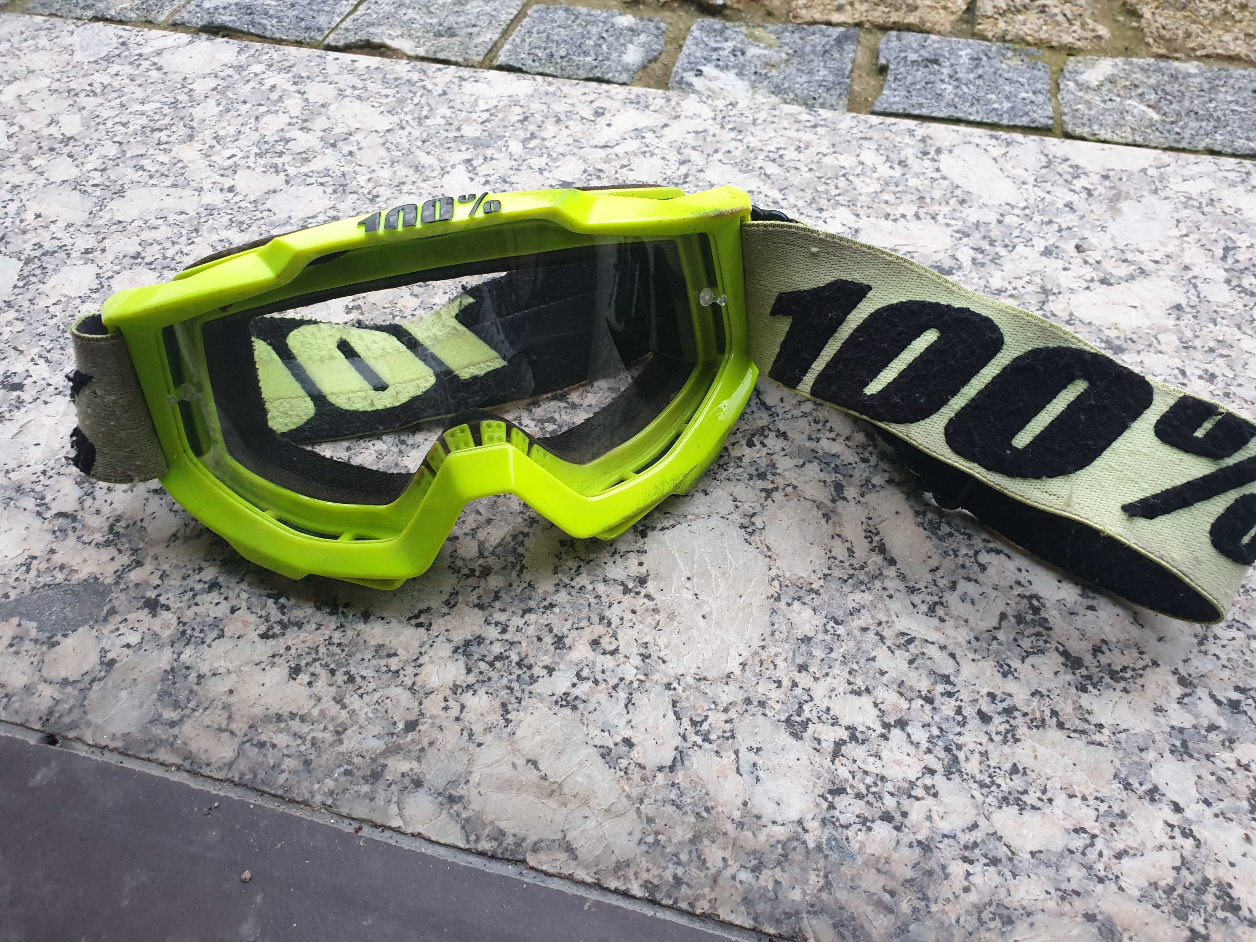 Colete de proteção integral IMS motocross enduro mais oculos 100%