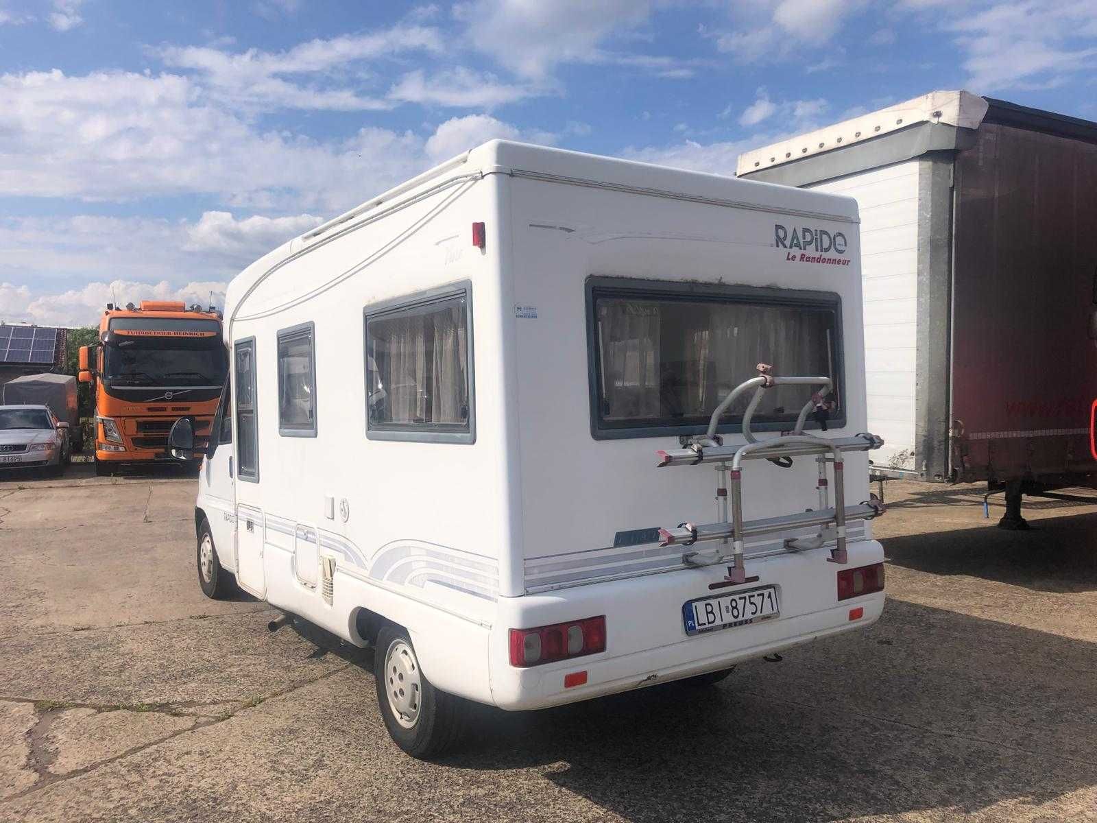 Fiat Ducato Kamper 5-os 2000r 2.8 TID Rapido Rejestracja Pl Suchy