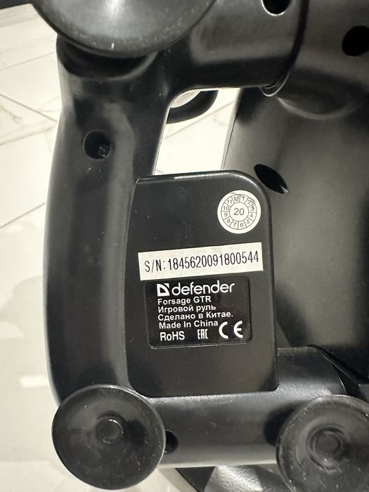 Ігровий руль Defender Forsage GTR + педалі | Повністю робочий