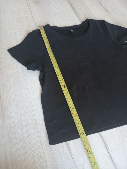 Czarny top damski r XL Cropp