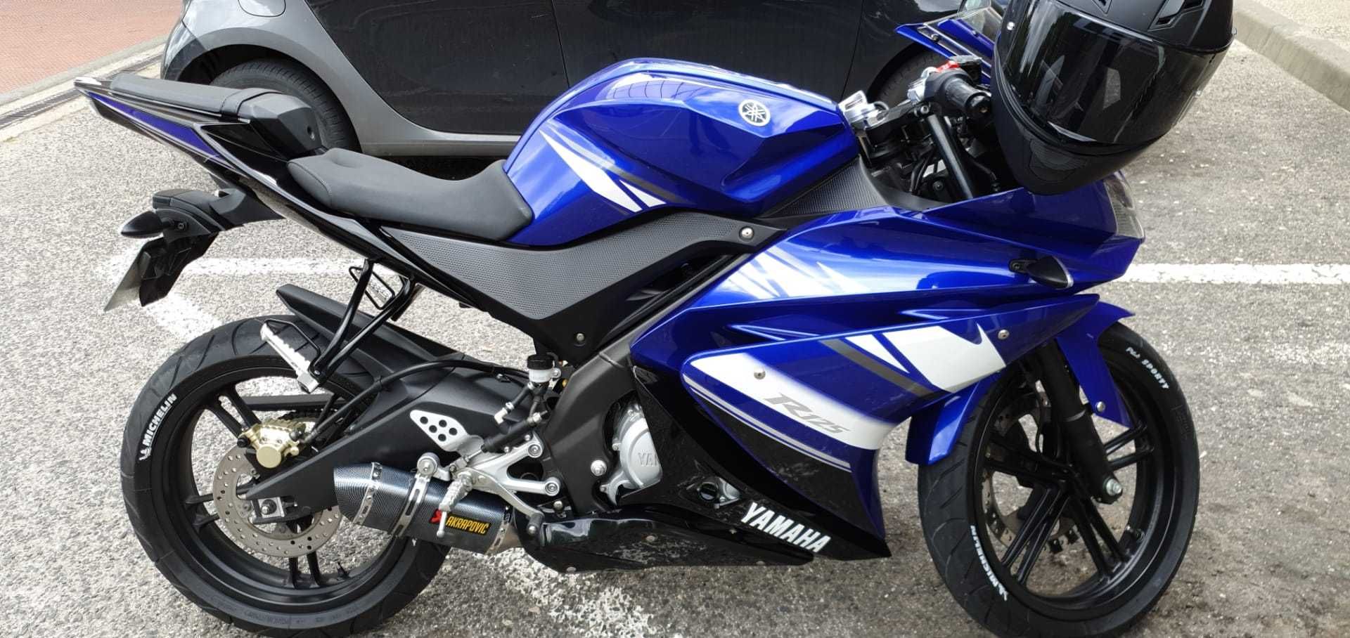 Linha escape Yamaha YZF 125R yzf125 YZF 125 xsr 125