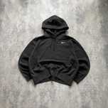 Базове худі кофта nike swoosh black hoodie x carhartt