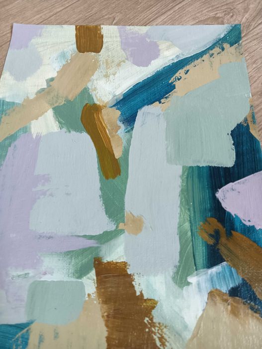 Obraz Akryl na płótnie Oryginał "Abstrakcja Kolory jesieni" nr.2