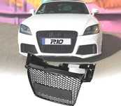 GRELHA DIANTEIRA AUDI TT 8J 06-14 LOOK RS PRETO BRILHANTE