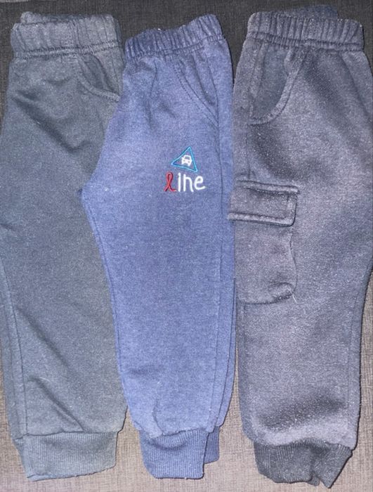 3 pares de calças para bebé
