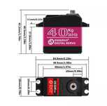 Wodoodporne serwo 40kg 180° do modelu rc TRAXXAS AXIAL REELY AMEWI HPI