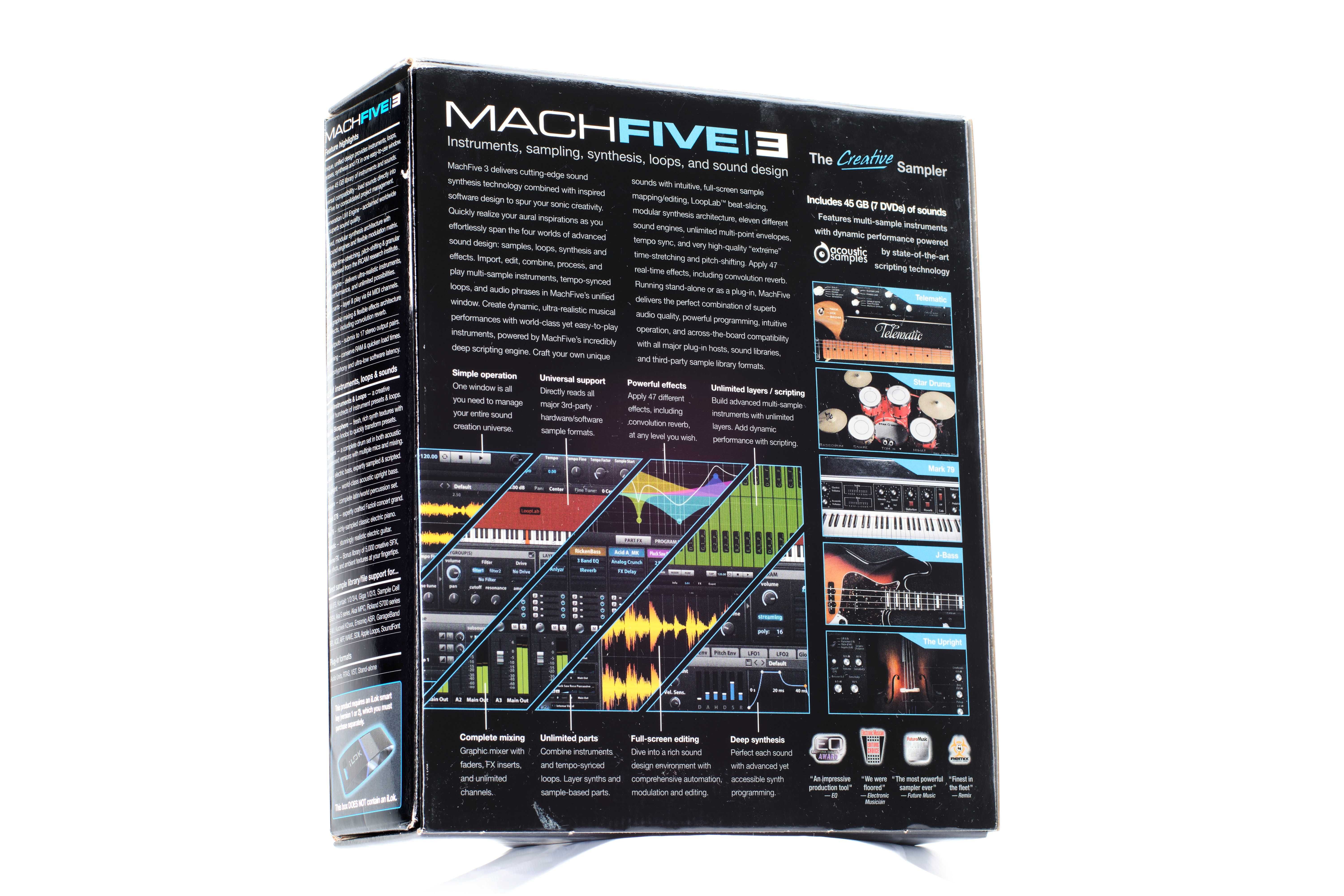 Motu MachFive 3 Sampler + prezent Izotope, Ableton, NI Kontakt