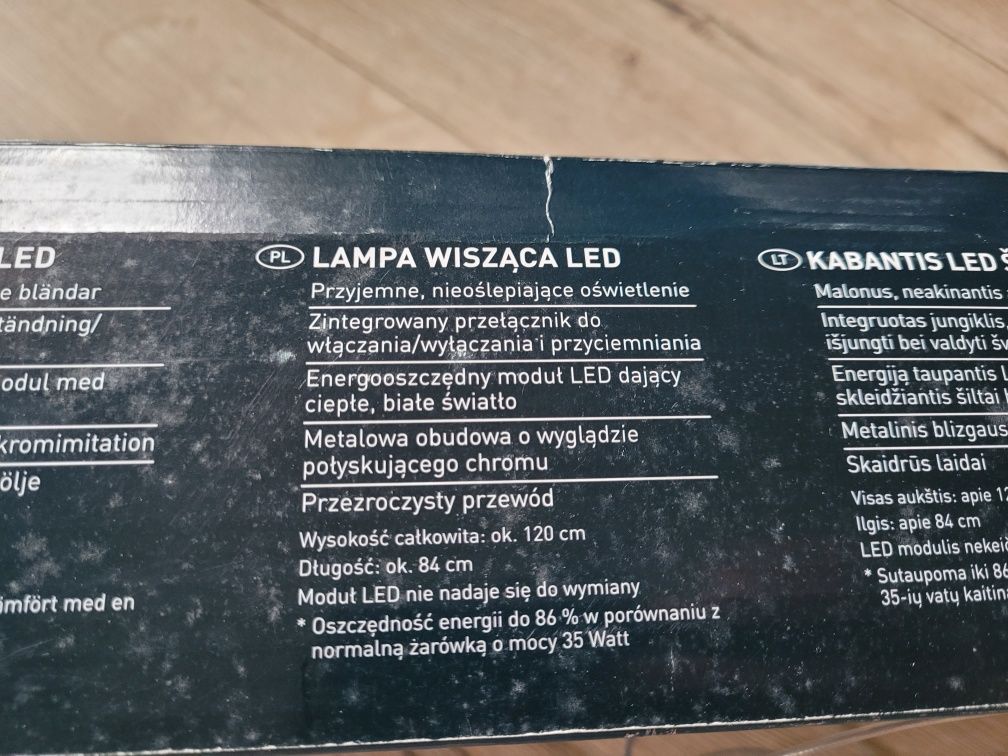 Lampa wisząca sufitowa LED LivarnoLux