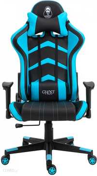 GHOST-FIVE Czarno Niebieski  fotel gamingowy
