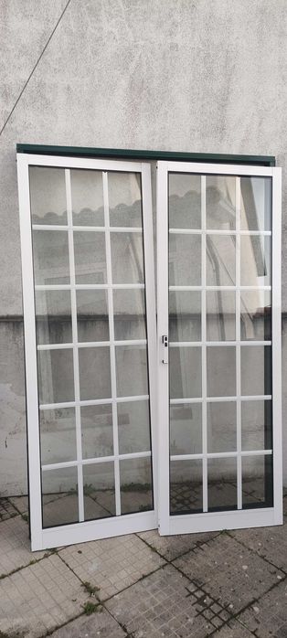 Sacada alumínio vidro duplo 140x200