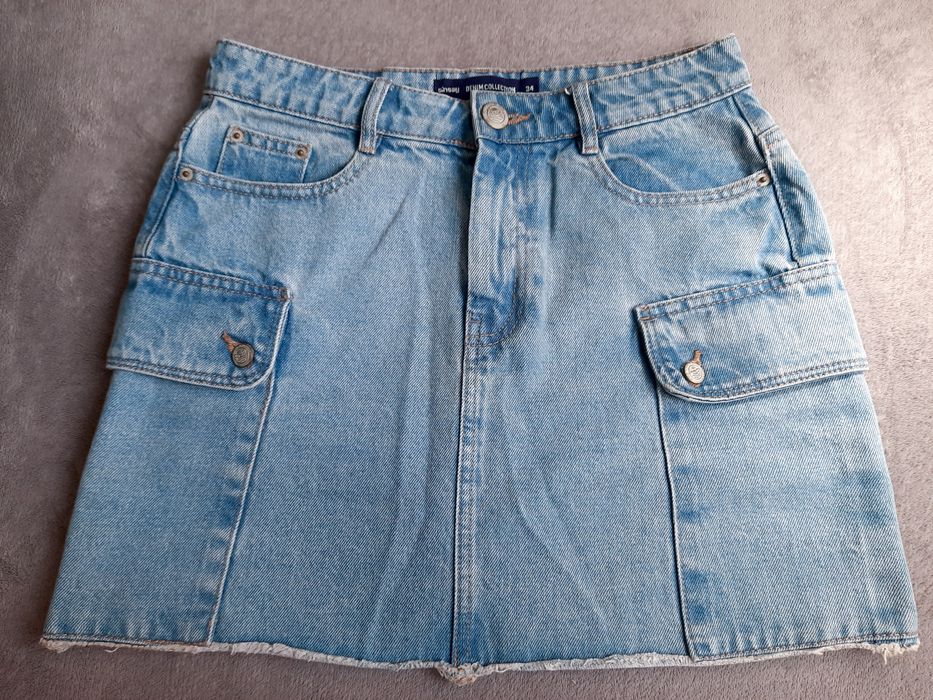 Spódnica mini jeansowa