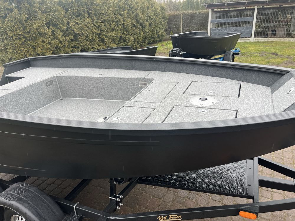 King boats 430 lodz aluminiowa rumpel