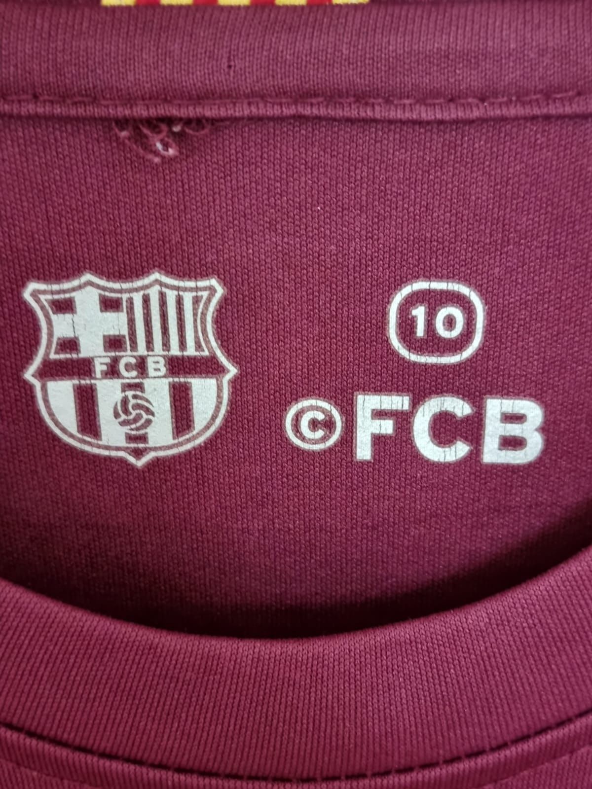 Bordowa koszulka Nike Fc Barcelona Messi
