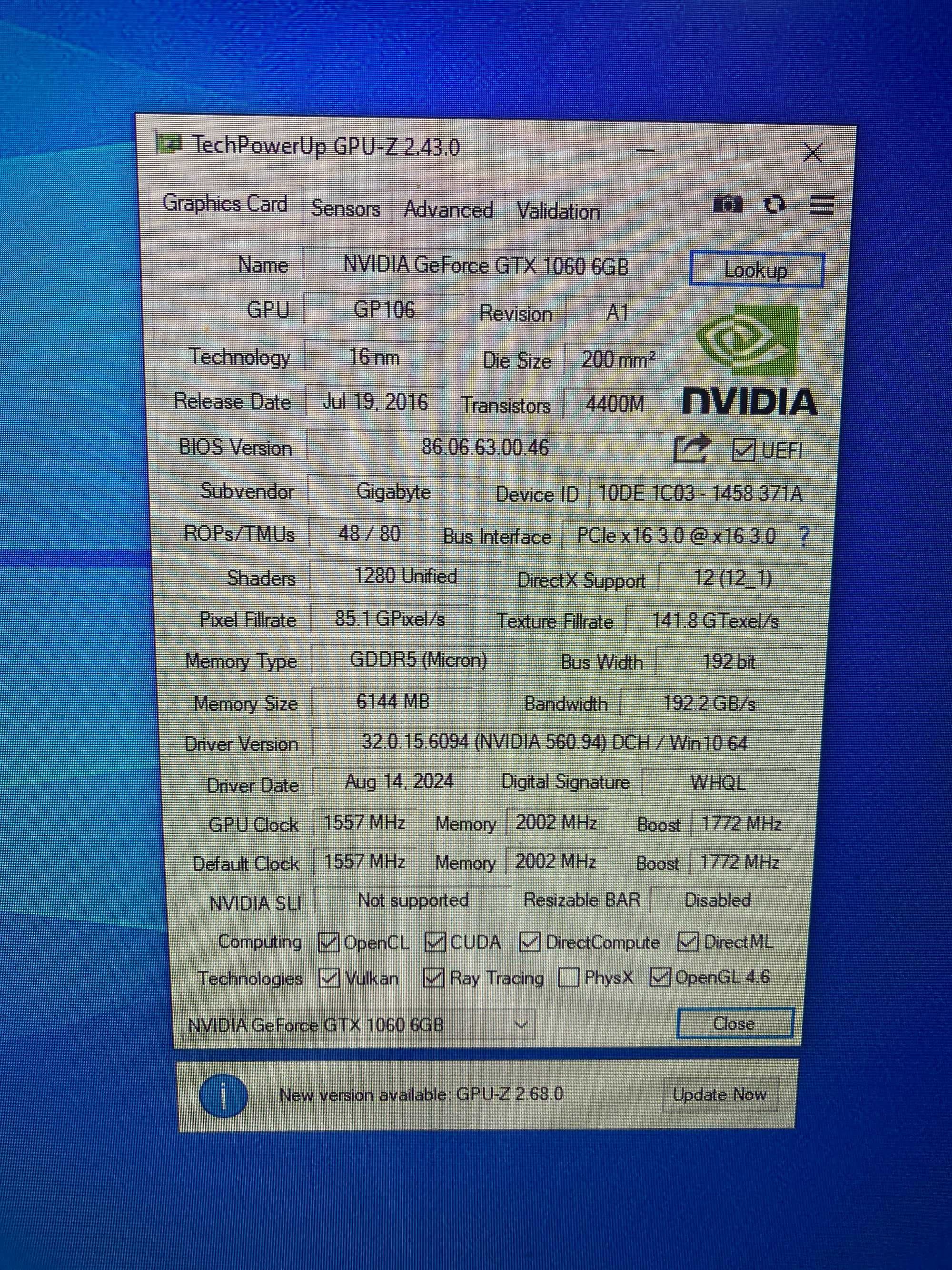 Игровой компьютер пк intel i5 7400 gtx 1060 6 gb 16 gb ddr4 256 ssd