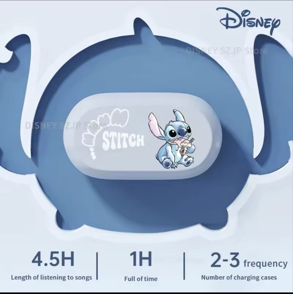 Навушники безпровідні Ліло та Стіч , Енджел, Дісней, Stitch, Disney,