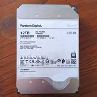 Жёсткий диск HDD 12TB 7200rpm WD Ultrastar HC520 256MB ГАРАНТИЯ 2 года