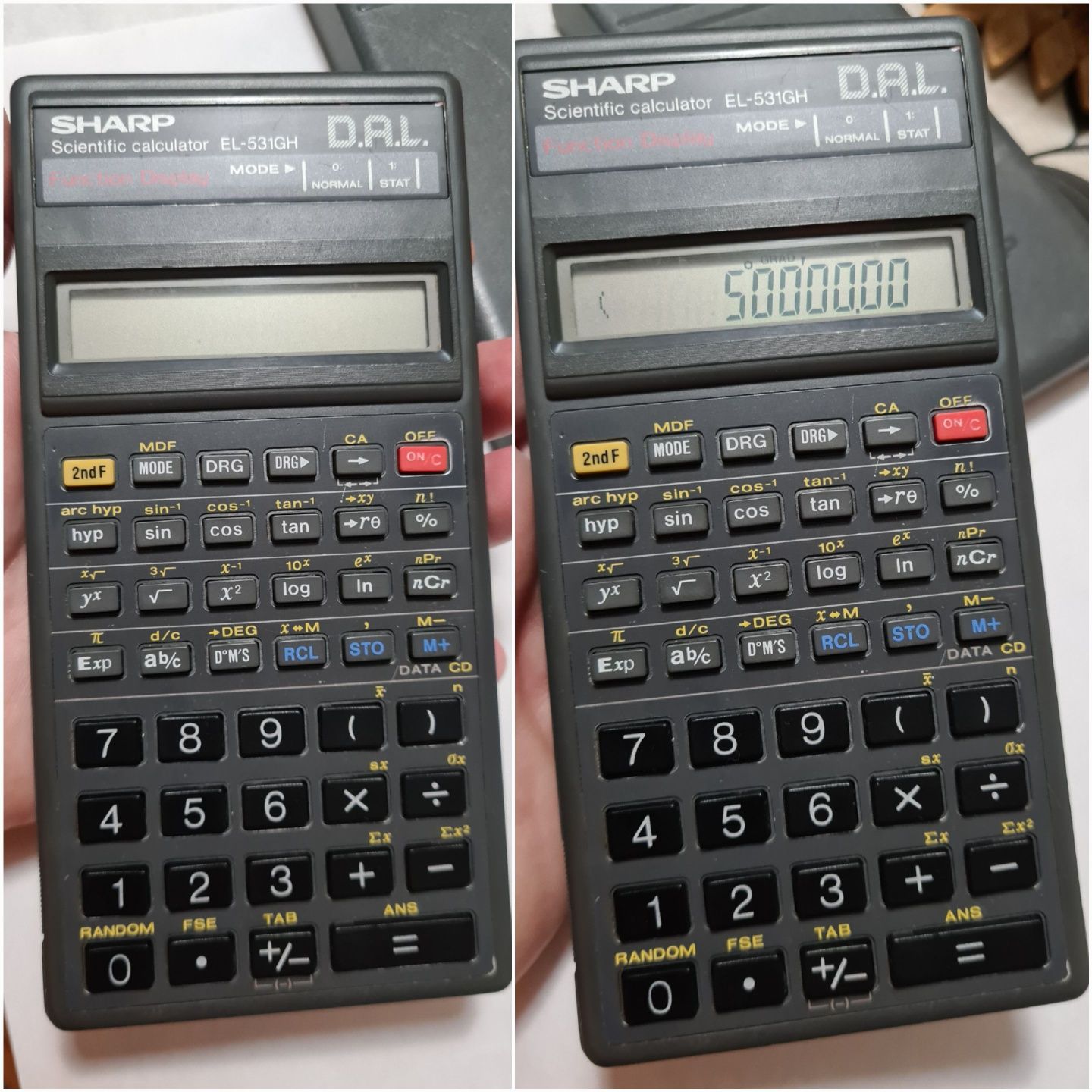 Вінтаж Інженерний Калькулятор Sharp El-531 GH