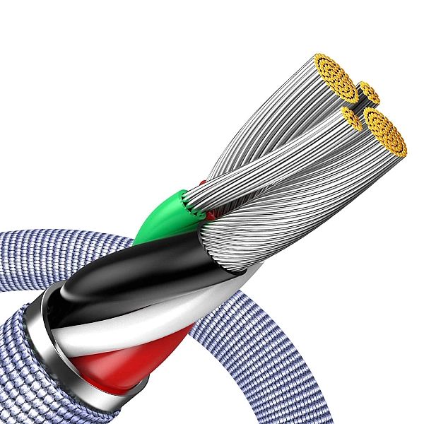 Baseus Crystal Shine Series kabel przewód USB do szybkiego ładowania i