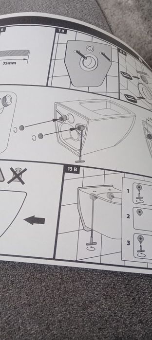 Miska wc cersanit z ukrytym mocowanie nowa m