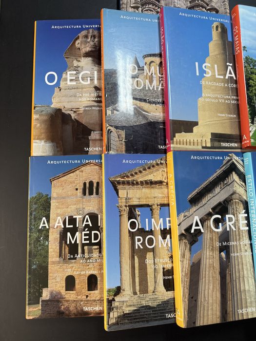 Coleção 9 Livros: Arquitectura Universal das Taschen