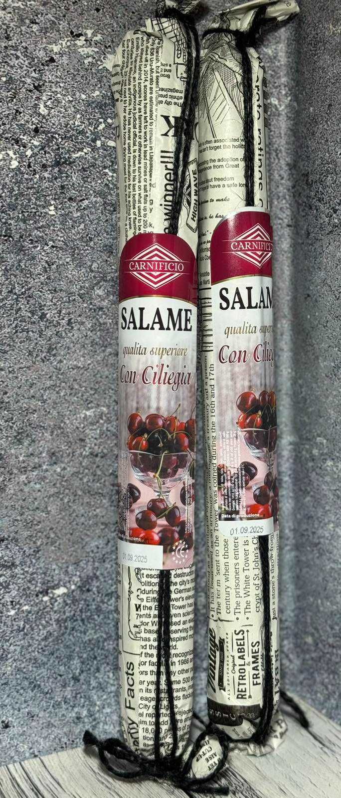 Салямі Carnificio Salame свинина з вишнею +-300 г
