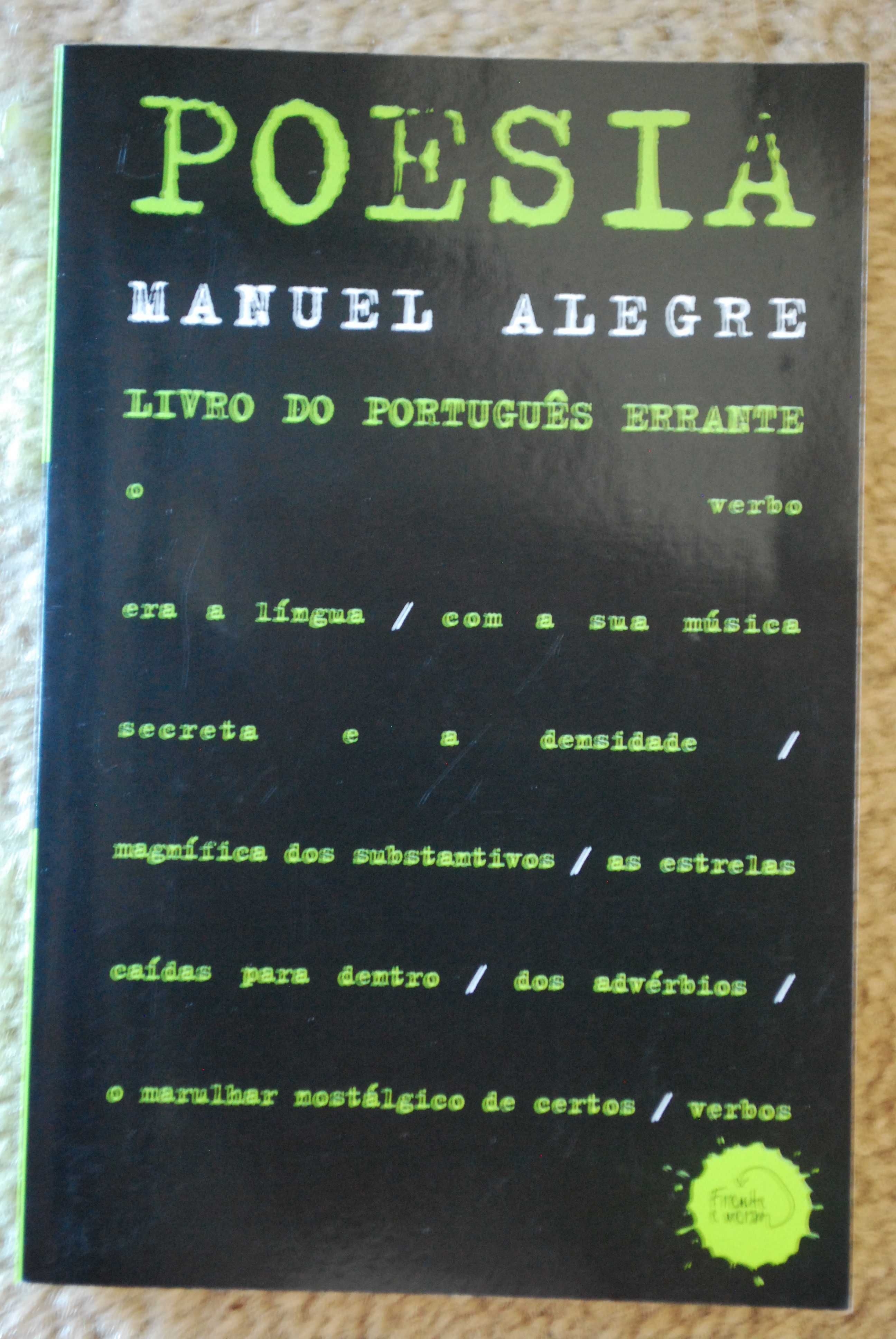 Livro de Português Errante de Manuel Alegre