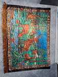 Kilim, dywan obraz na ścianę, duży. Antyk