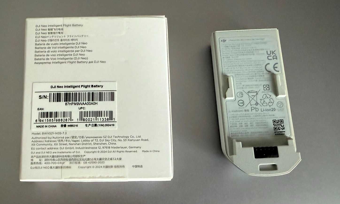 Originalna bateria do drona DJI NEO. Jak nowa z oryginalnym pudełkiem