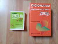 2 dicionários de Língua Portuguesa