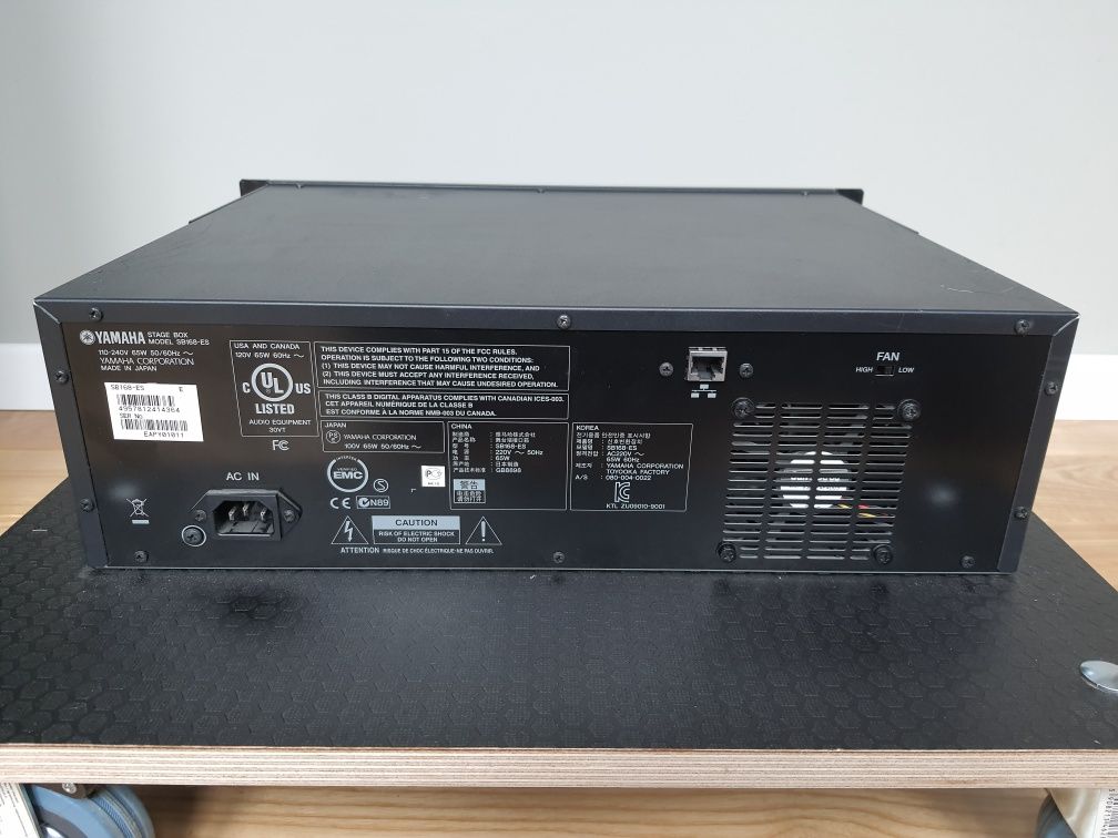 Yamaha SB168 stagebox ethersound do Ls9 M7cl PM5D cl ql