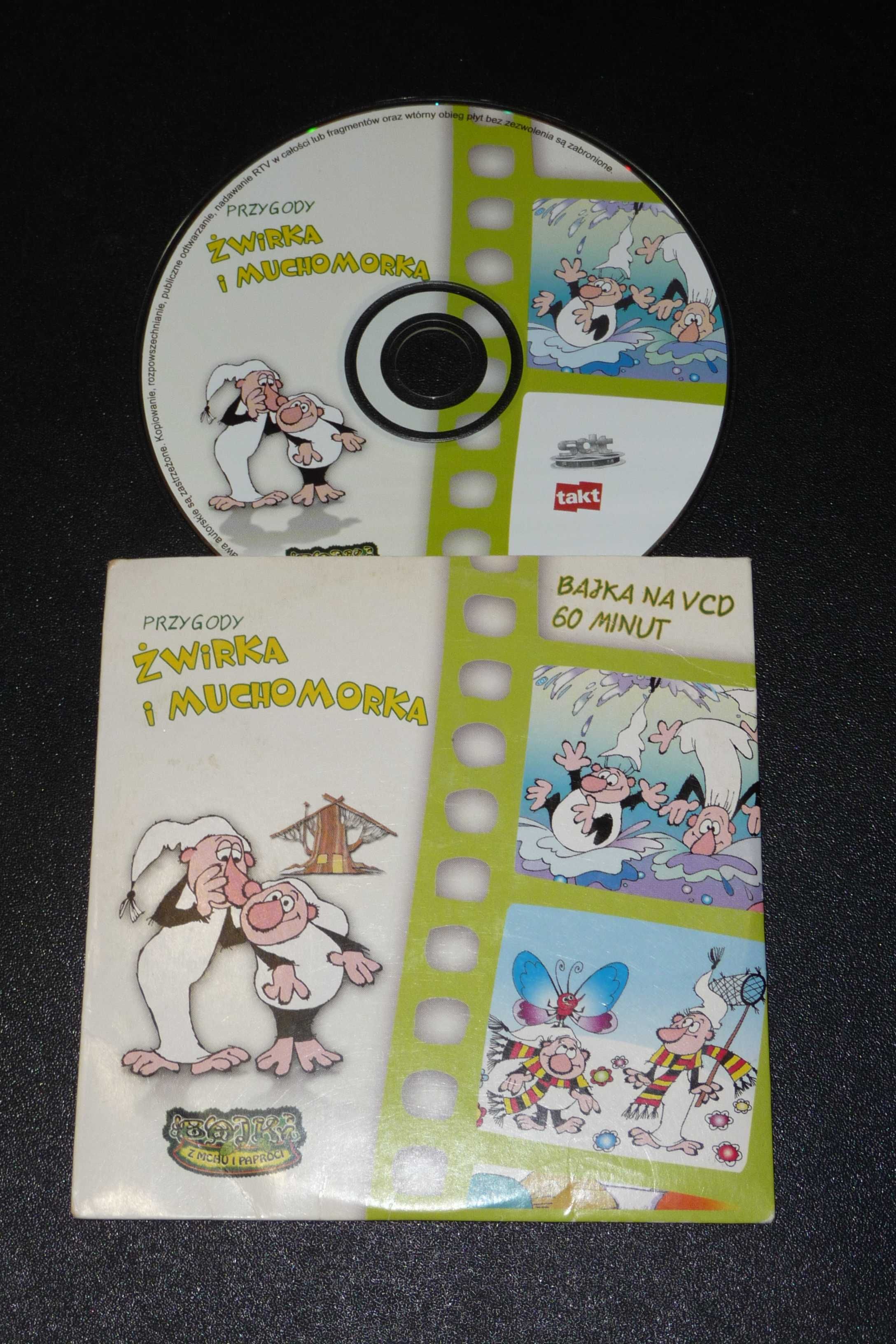 Przygody Żwirka i Muchomorka. Bajki z mchu i paproci 2 VCD dla dzieci