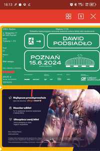 Bilet na koncert Dawida Podsiadło - Poznań 15.05.2024