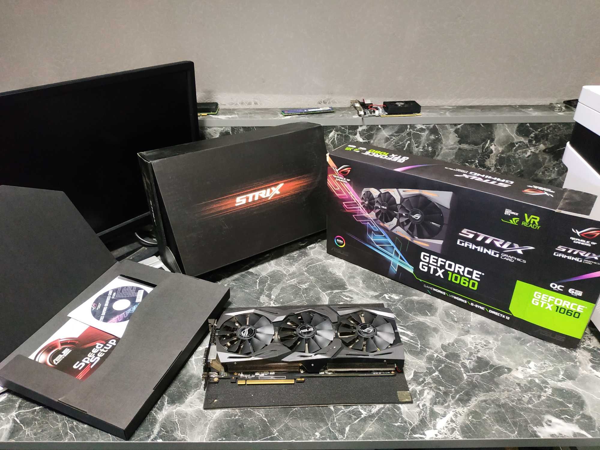 Відеокарта ASUS GTX 1060 6GB STRIX