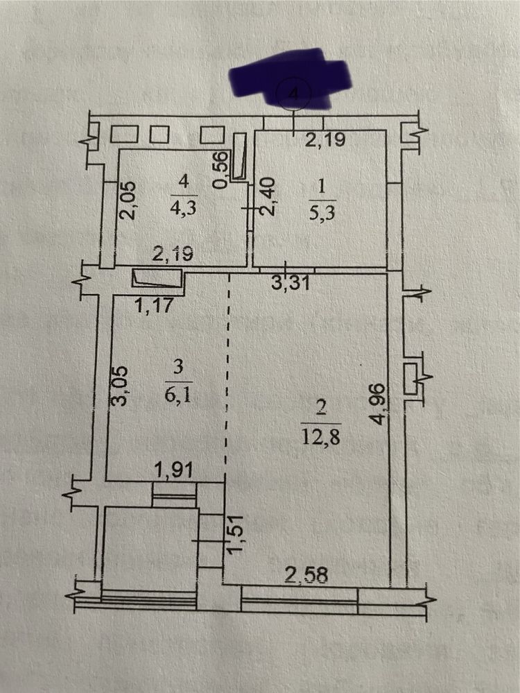 Продаж 1-кім.квартири ЖК Яскравий