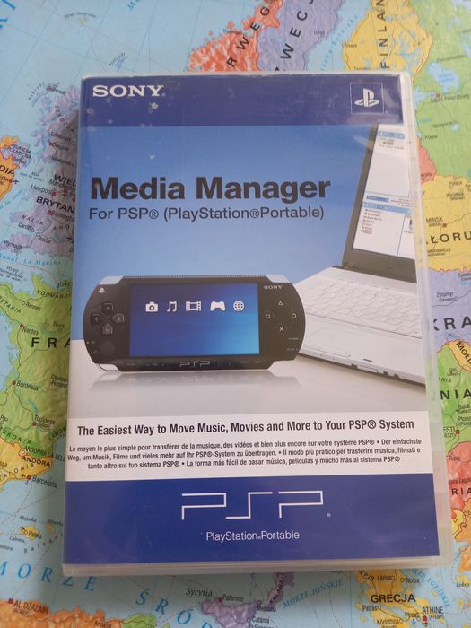 Media menager for psp