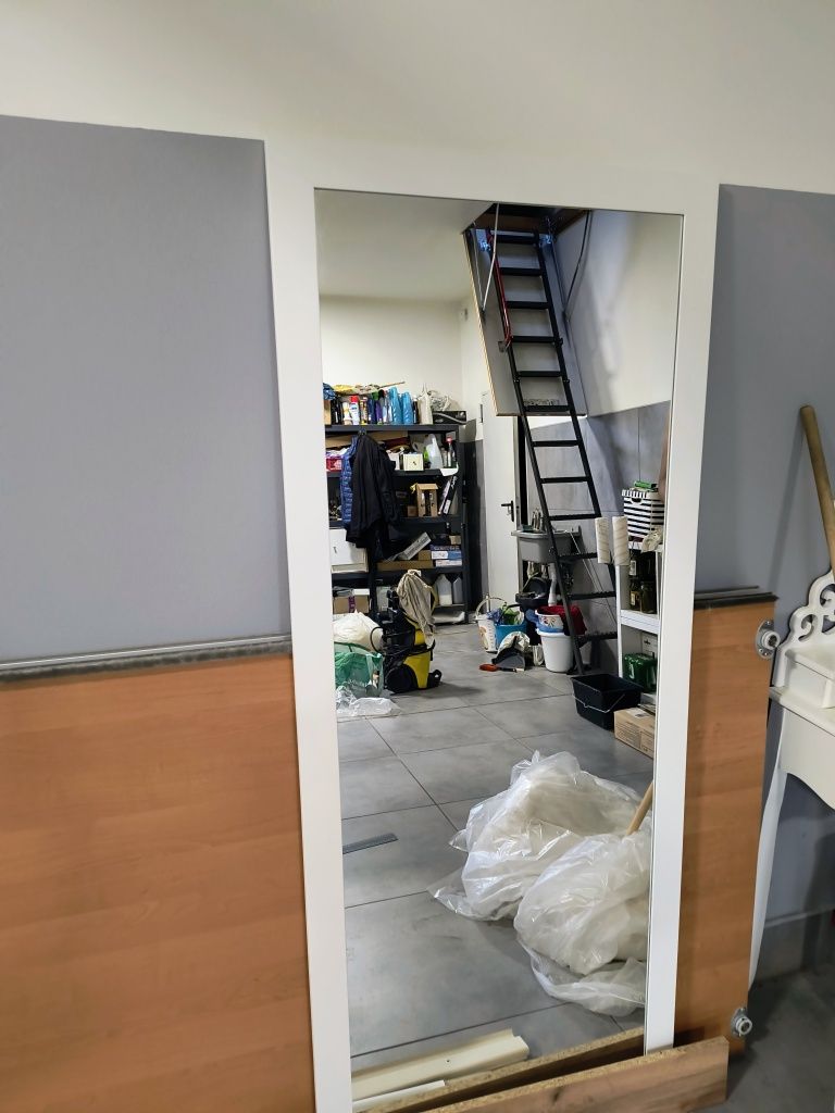 Lustro w białej ramie 70*170