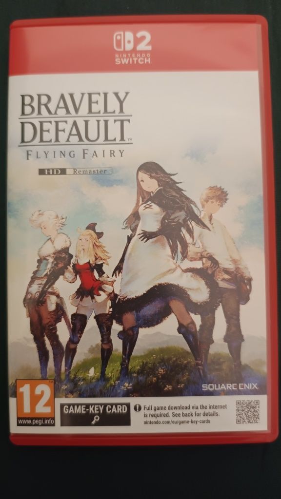 Bravely Default Flying Fairy Switch 2 game key-card