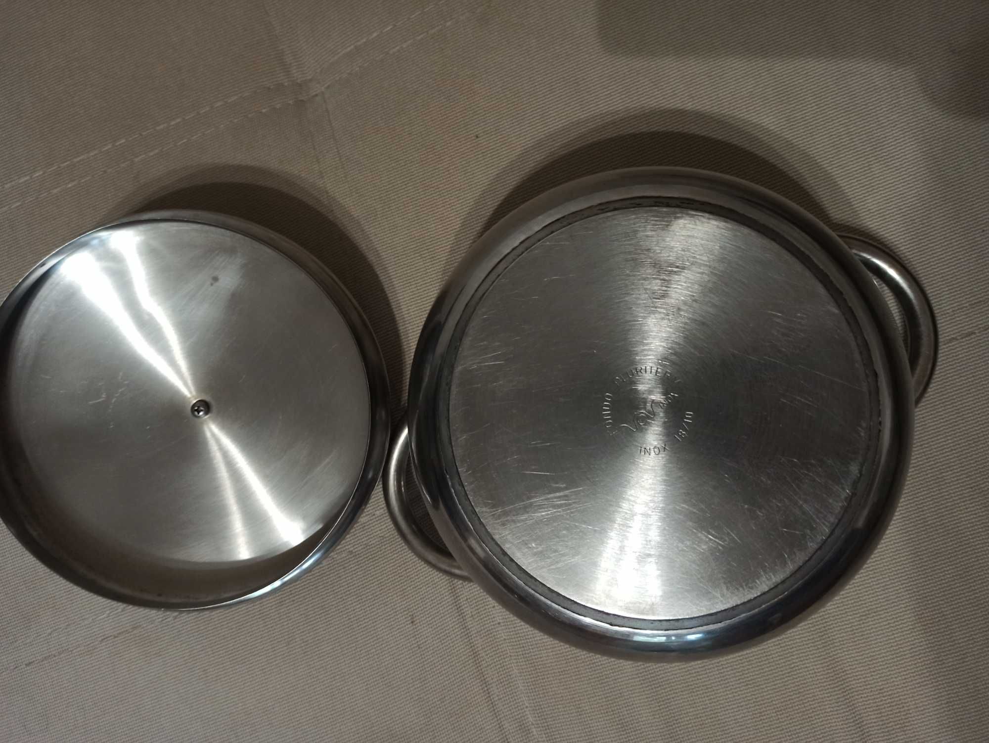 Кастрюля нержавейка метал  2,6л INOX VEV 18/10