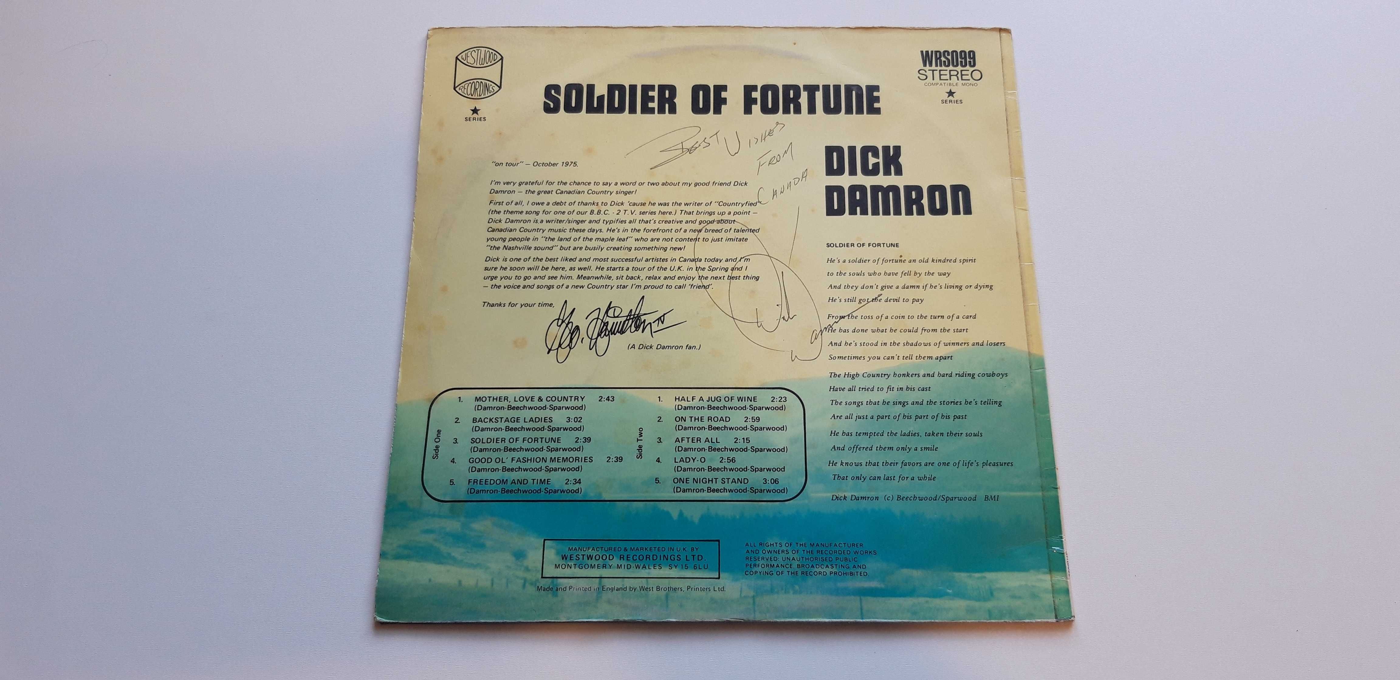 Płyta winylowa Dick Damron - Solider Of Future