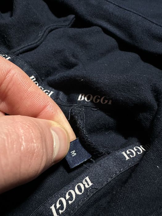 Зіп худі Boggi Milano Full Zip Navy Hoodie