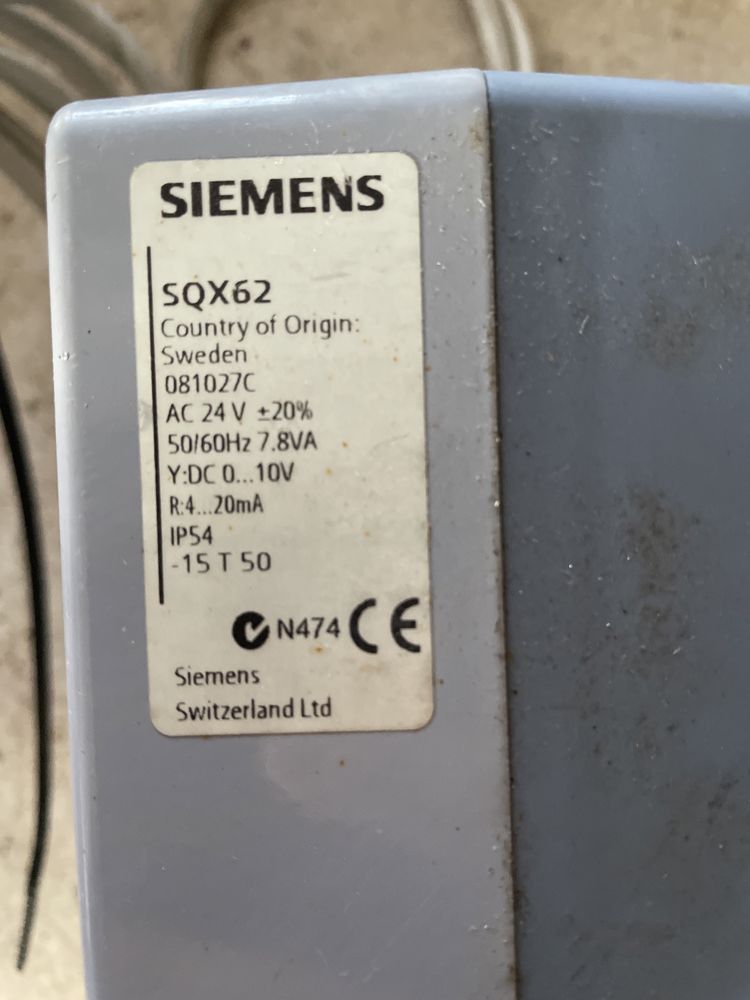 SIEMENS Siłownik elektromechaniczny typ SQX62