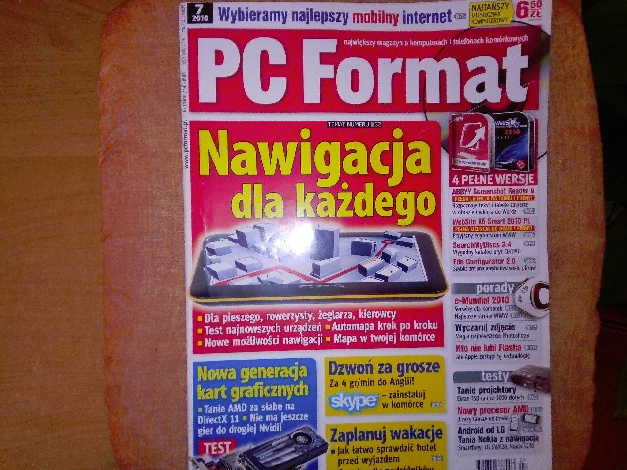 PC Format 7 2010 lipiec (119) Gazeta + płyta CD Czasopismo