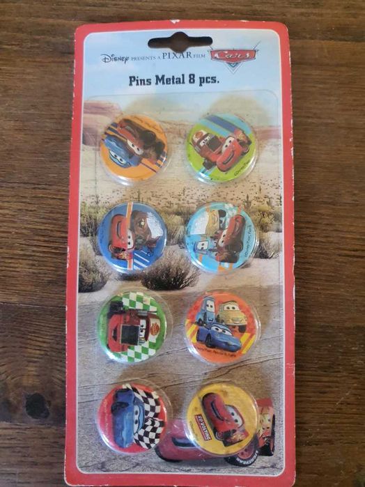 pins metal 8 unidades ideal para colecionadores. novo