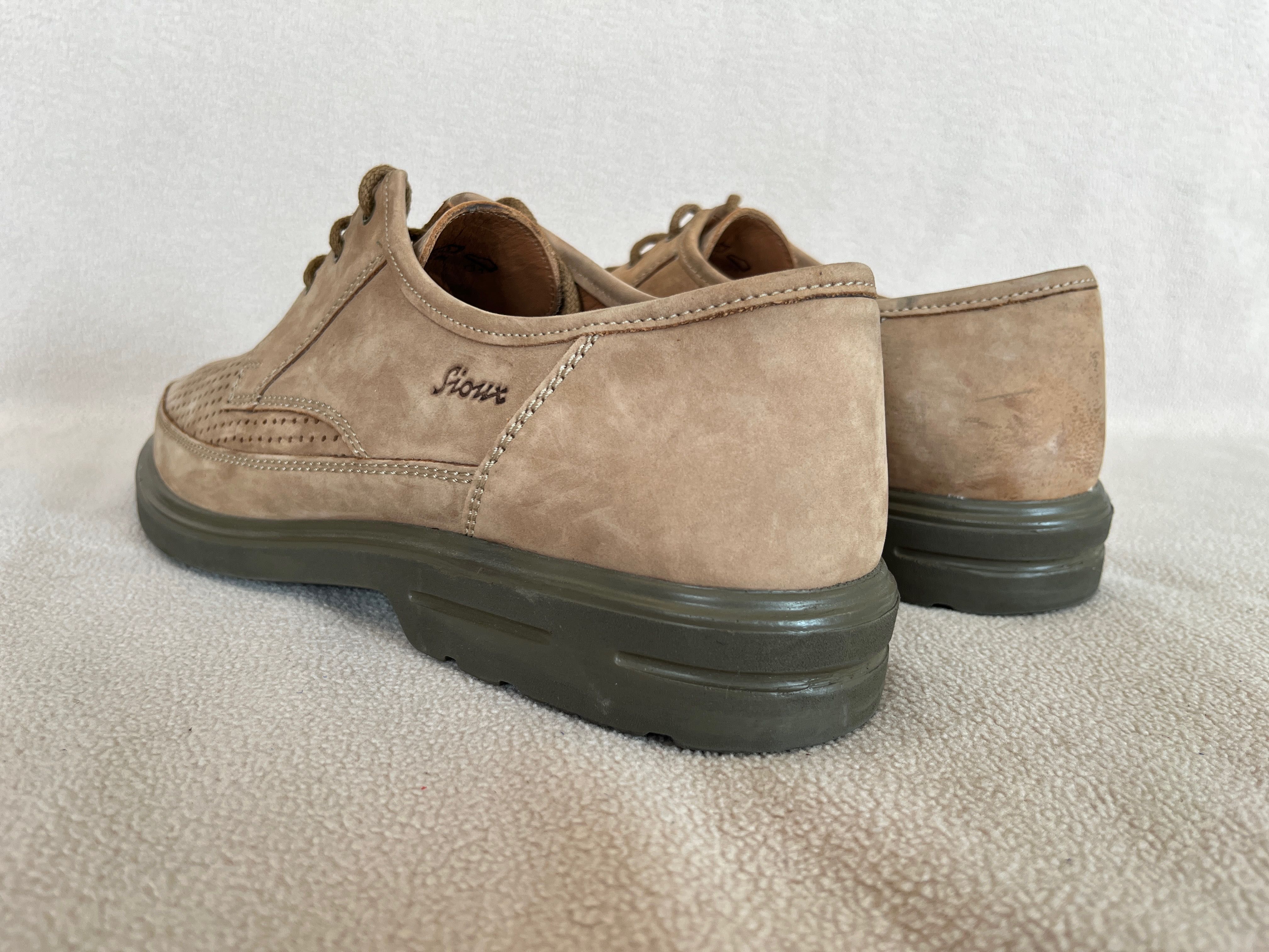Sioux letnie extra weit szersze buty męskie Nubuk rozmiar 11
