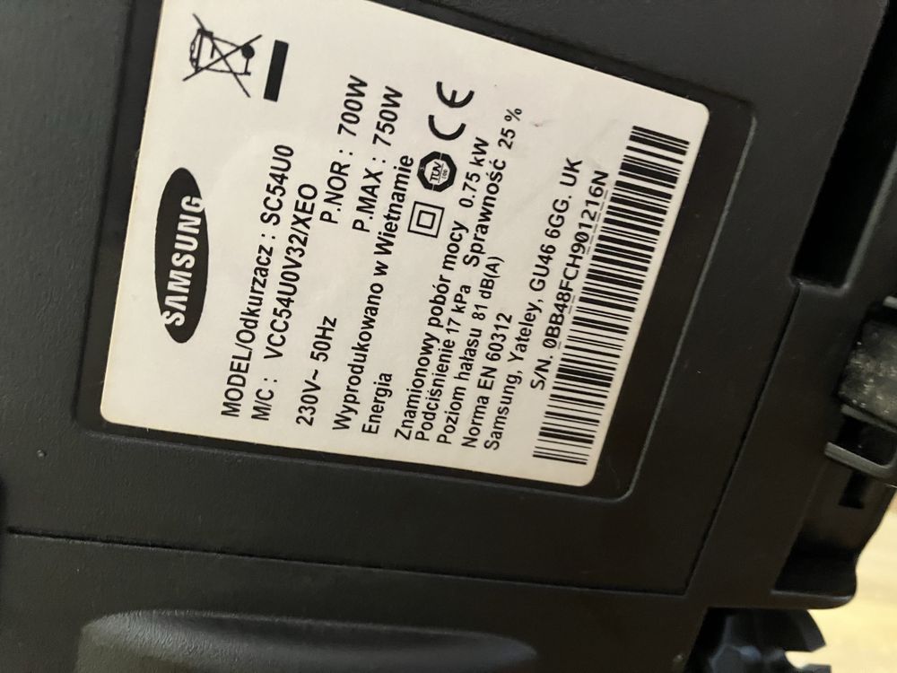Odkurzacz samsung