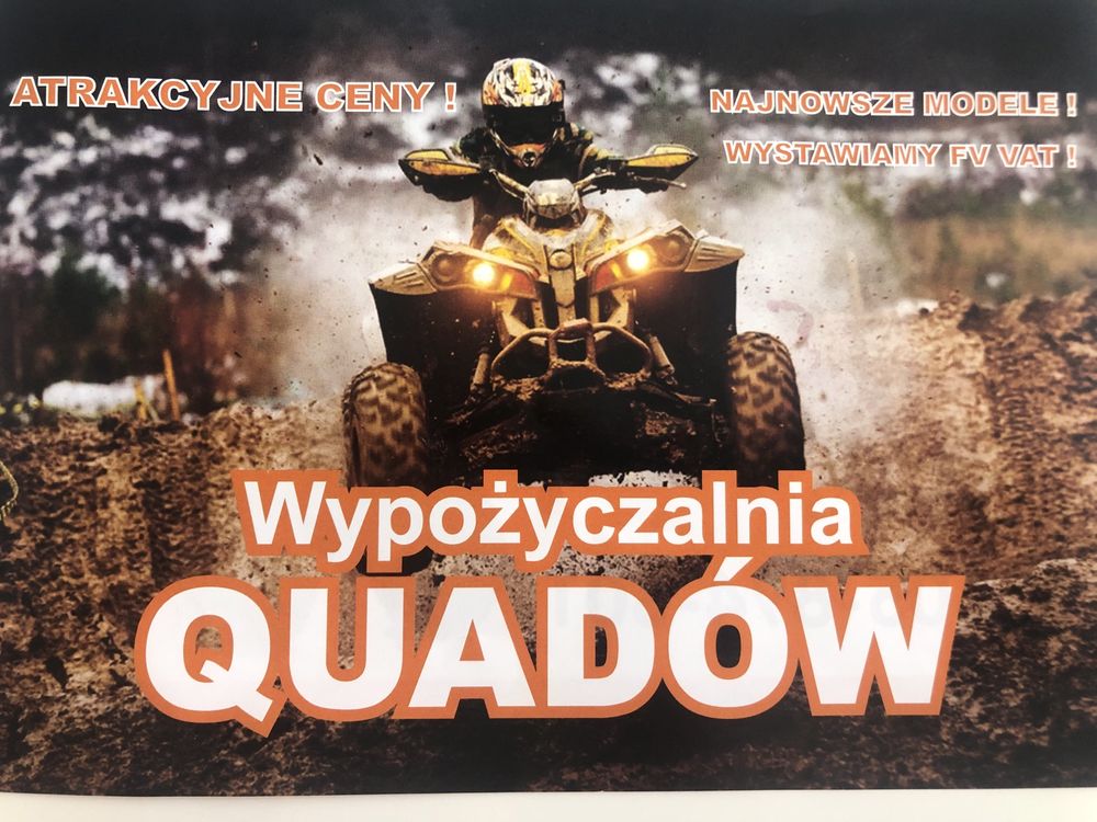 Wypożyczalnia wynajem Quadów Benyco Odes 800 (CF Moto Yamaha;Honda)