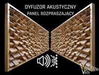 Panel Akustyczny, Dyfuzor, Rozproszenie Fal, Panel Dekoracyjny